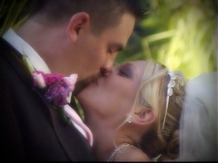 Focal Point Video: bride groom kiss at Abernethy Center, wedding video sample clip